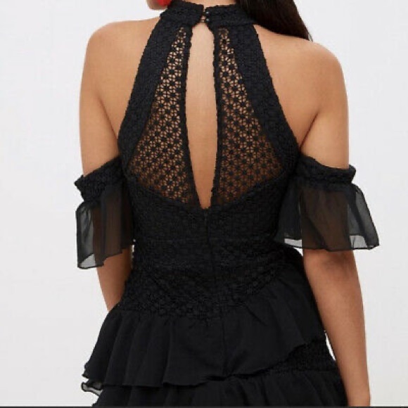 Crochet Ruffle Dress - Picture 2 of 2